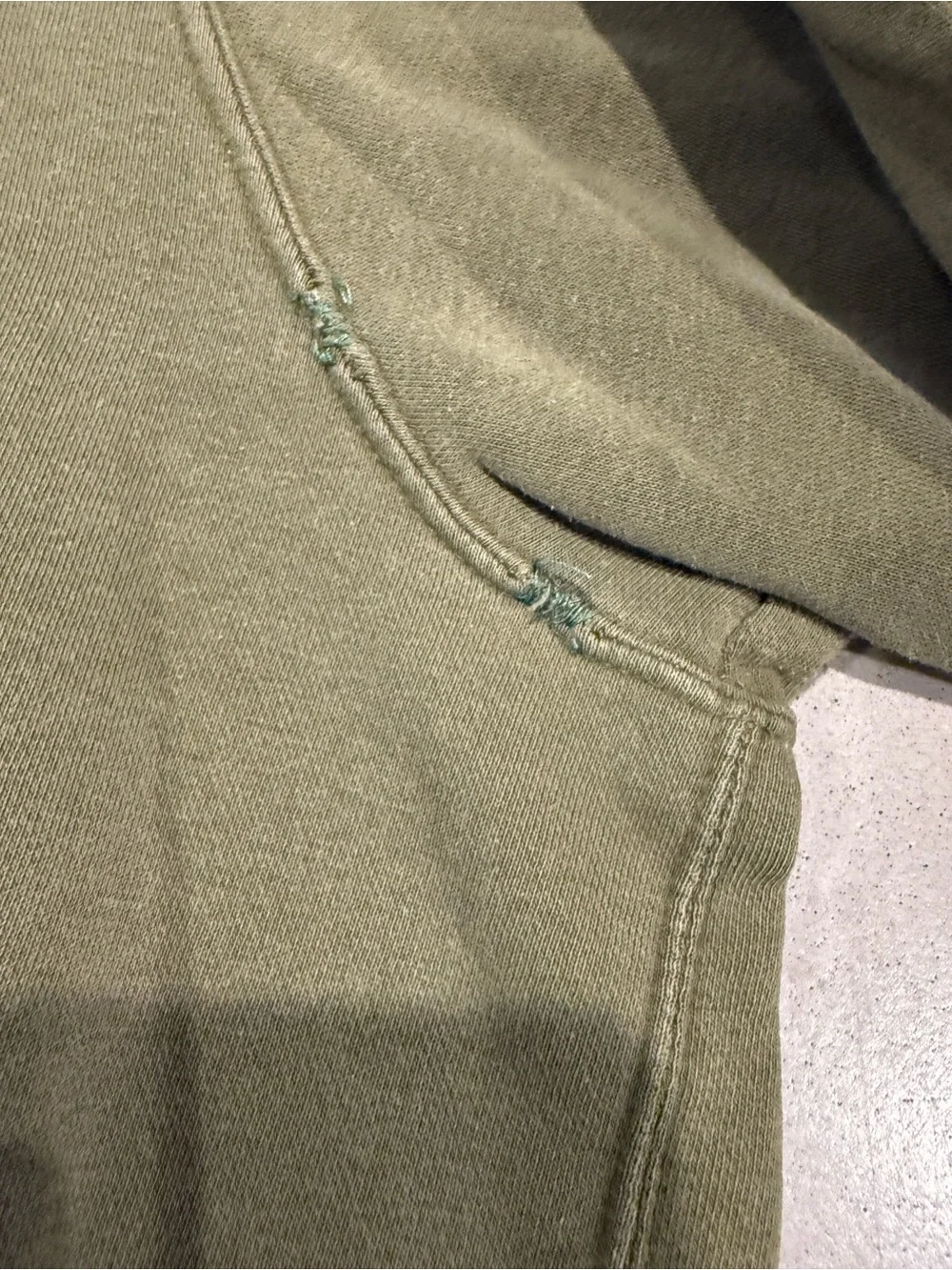 Nike Olive Green Hoodie with White Logo